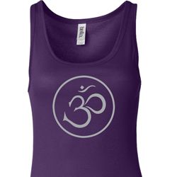 Ladies Yoga Tanktop Thin OM Longer Length Tank Top