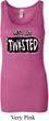 Ladies Yoga Tanktop Twisted Longer Length Tank