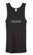 Ladies Yoga Tanktop Warrior Text Organic Tank Top
