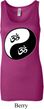 Ladies Yoga Tanktop Yin Yang AUM Longer Length Tank Top