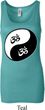 Ladies Yoga Tanktop Yin Yang AUM Longer Length Tank Top