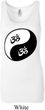 Ladies Yoga Tanktop Yin Yang AUM Longer Length Tank Top