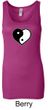 Ladies Yoga Tanktop Yin Yang Heart Longer Length Tank Top