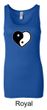 Ladies Yoga Tanktop Yin Yang Heart Longer Length Tank Top