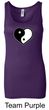 Ladies Yoga Tanktop Yin Yang Heart Longer Length Tank Top