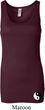 Ladies Yoga Tanktop Yin Yang Patch Bottom Print Longer Length Tank Top