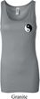 Ladies Yoga Tanktop Yin Yang Patch Pocket Print Longer Length Tank Top