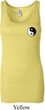 Ladies Yoga Tanktop Yin Yang Patch Pocket Print Longer Length Tank Top