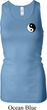 Ladies Yoga Tanktop Yin Yang Patch Pocket Longer Length Racerback Tank