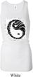 Ladies Yoga Tanktop Yin Yang Sun Longer Length Racerback Tank Top