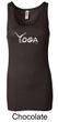 Ladies Yoga Tanktop Yoga Spelling Longer Length Tank Top