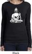 Ladies Yoga Tee At Peace Buddha Long Sleeve