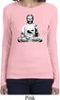 Ladies Yoga Tee At Peace Buddha Long Sleeve