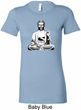 Ladies Yoga Tee At Peace Buddha Longer Length Shirt