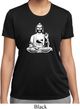 Ladies Yoga Tee At Peace Buddha Moisture Wicking T-shirt