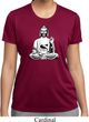 Ladies Yoga Tee At Peace Buddha Moisture Wicking T-shirt