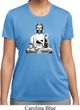 Ladies Yoga Tee At Peace Buddha Moisture Wicking T-shirt