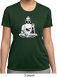 Ladies Yoga Tee At Peace Buddha Moisture Wicking T-shirt