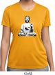 Ladies Yoga Tee At Peace Buddha Moisture Wicking T-shirt