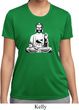 Ladies Yoga Tee At Peace Buddha Moisture Wicking T-shirt