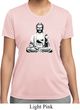 Ladies Yoga Tee At Peace Buddha Moisture Wicking T-shirt