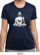 Ladies Yoga Tee At Peace Buddha Moisture Wicking T-shirt