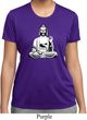 Ladies Yoga Tee At Peace Buddha Moisture Wicking T-shirt