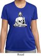 Ladies Yoga Tee At Peace Buddha Moisture Wicking T-shirt