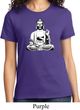 Ladies Yoga Tee At Peace Buddha T-shirt