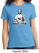 Ladies Yoga Tee At Peace Buddha T-shirt