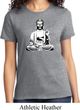 Ladies Yoga Tee At Peace Buddha T-shirt