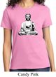 Ladies Yoga Tee At Peace Buddha T-shirt
