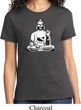 Ladies Yoga Tee At Peace Buddha T-shirt