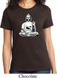 Ladies Yoga Tee At Peace Buddha T-shirt