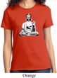Ladies Yoga Tee At Peace Buddha T-shirt