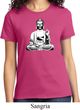 Ladies Yoga Tee At Peace Buddha T-shirt