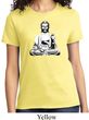Ladies Yoga Tee At Peace Buddha T-shirt