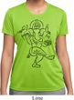 Ladies Yoga Tee Black Sketch Ganesha Moisture Wicking T-shirt
