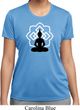 Ladies Yoga Tee Buddha Lotus Pose Moisture Wicking T-shirt