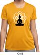 Ladies Yoga Tee Buddha Lotus Pose Moisture Wicking T-shirt