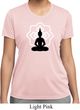 Ladies Yoga Tee Buddha Lotus Pose Moisture Wicking T-shirt