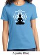 Ladies Yoga Tee Buddha Lotus Pose T-shirt