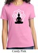 Ladies Yoga Tee Buddha Lotus Pose T-shirt
