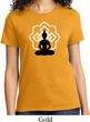 Ladies Yoga Tee Buddha Lotus Pose T-shirt