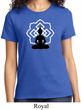 Ladies Yoga Tee Buddha Lotus Pose T-shirt