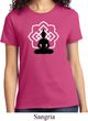 Ladies Yoga Tee Buddha Lotus Pose T-shirt