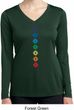 Ladies Yoga Tee Diamond Chakras Dry Wicking Long Sleeve