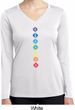 Ladies Yoga Tee Diamond Chakras Dry Wicking Long Sleeve