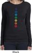 Ladies Yoga Tee Diamond Chakras Long Sleeve