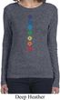 Ladies Yoga Tee Diamond Chakras Long Sleeve